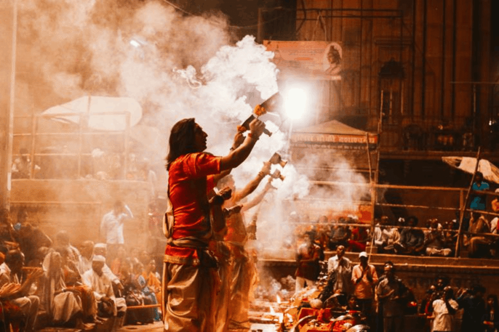 The evening Aarti Ceremony