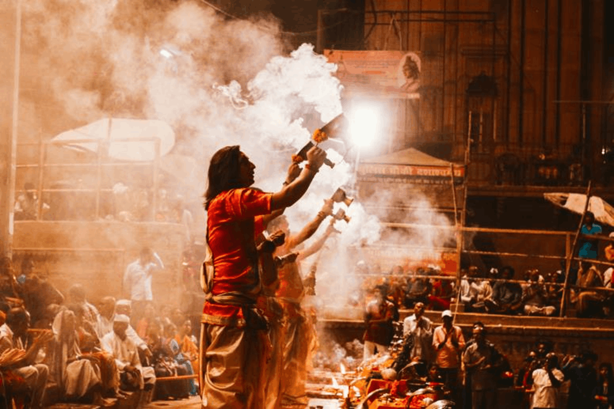 The evening Aarti Ceremony