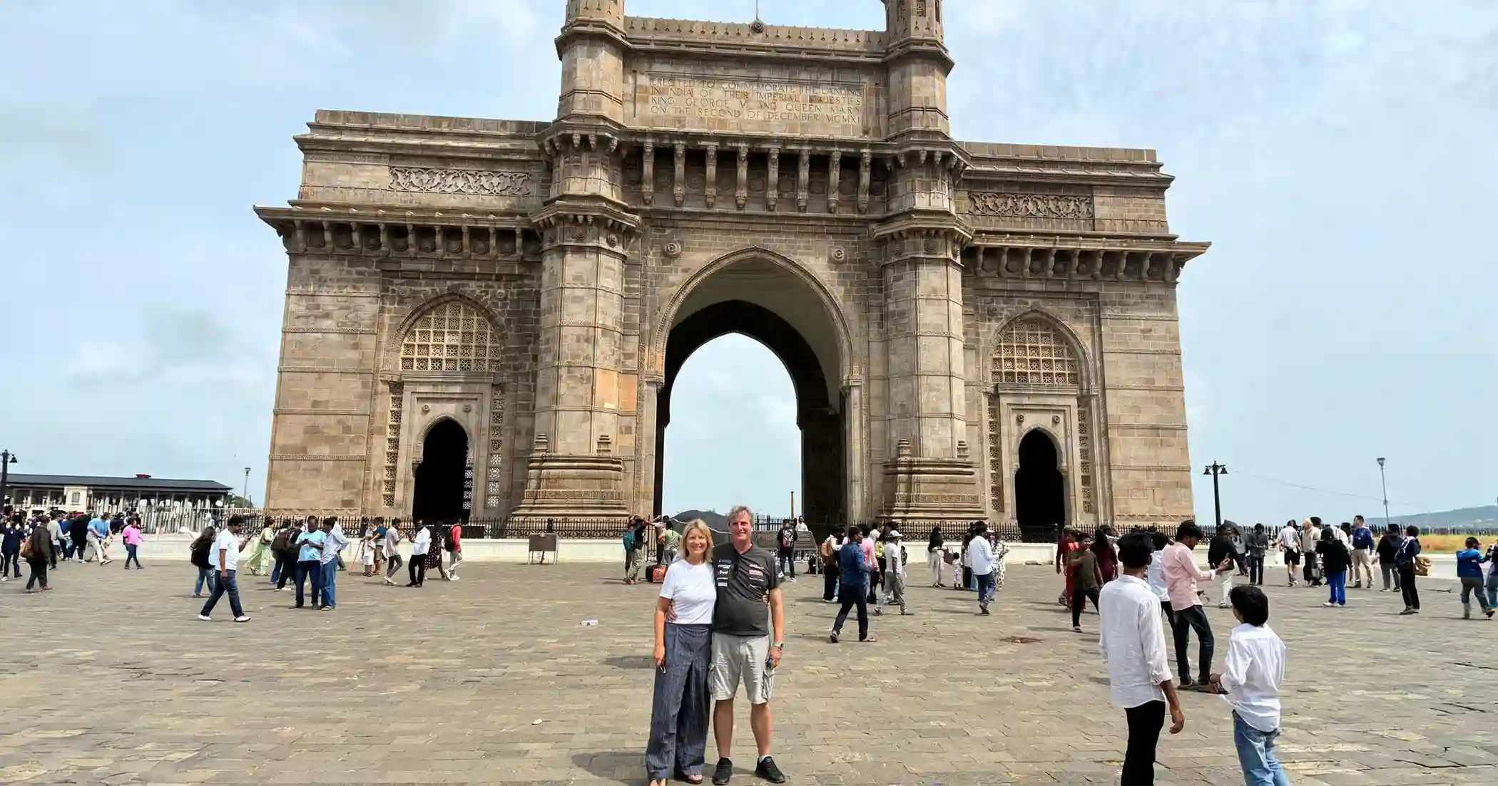 The Gateway of India and Taj Mahal Palace